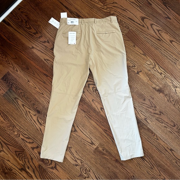 Calvin Klein Men's Beige Chinos, Jet, 36W x 32L, NWT - Picture 5 of 10